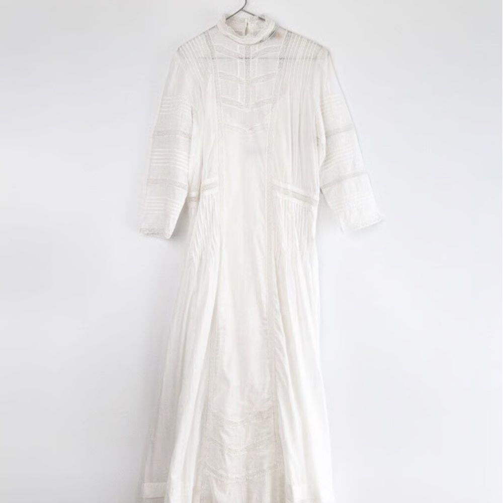 Ralph Lauren White Long Sleeve Dress